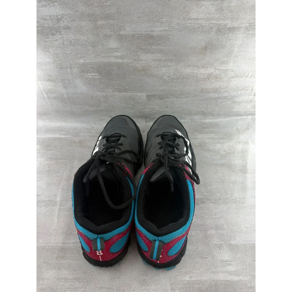 Inov-8 Roclite 295 Trail Running Shoes Grey Pink Blue Womens 9.5 Mens 8 F0587